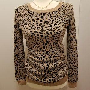INC Leopard Sweater NWOT